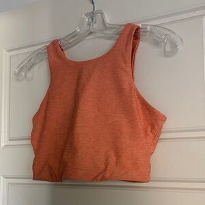 Outdoor Voices Orange Crop Top